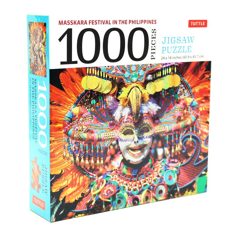 MassKara Festival, Philippines - 1000 Piece Jigsaw Puzzle: (Finished Size 24 in x 18 in)