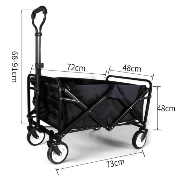 Xe kéo hàng kéo hành lý xếp gọn NATURE OUTDOOR 150kg