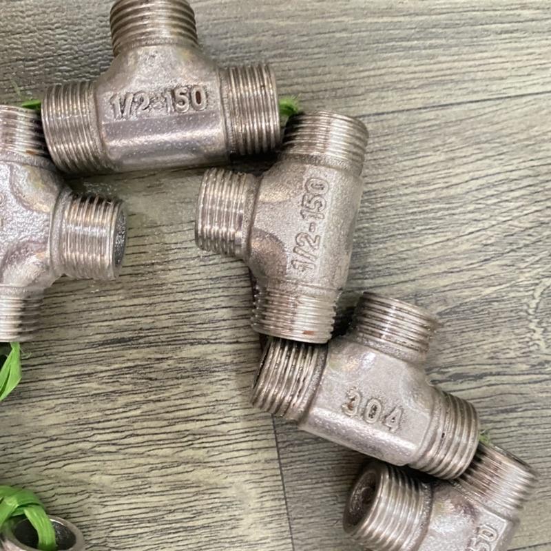 Tê ren ngoài inox 21 1/2 Tê ren 15