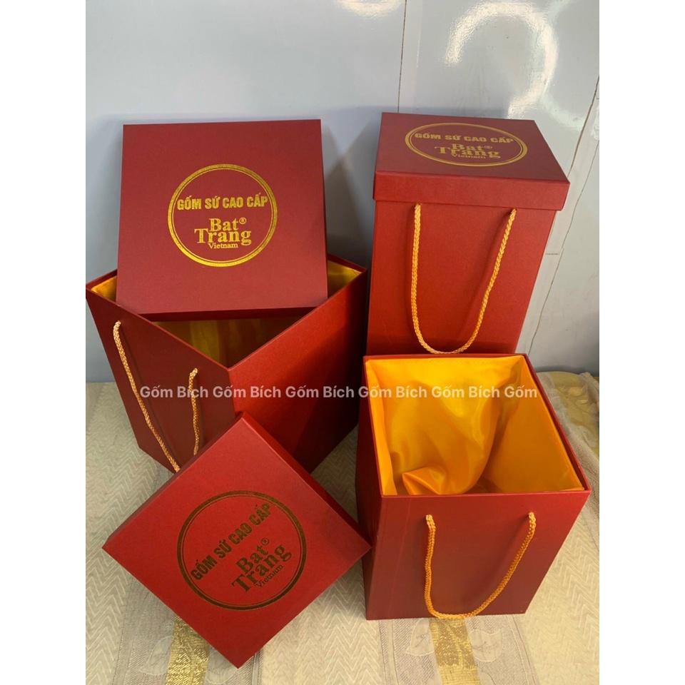 Bình Hút Lộc Cao 36cm Công Đào Đuôi Xòe Phú Quý Vinh Hoa Men Màu Bình Phong Thủy Tài Lộc Gốm Sứ Bát Tràng