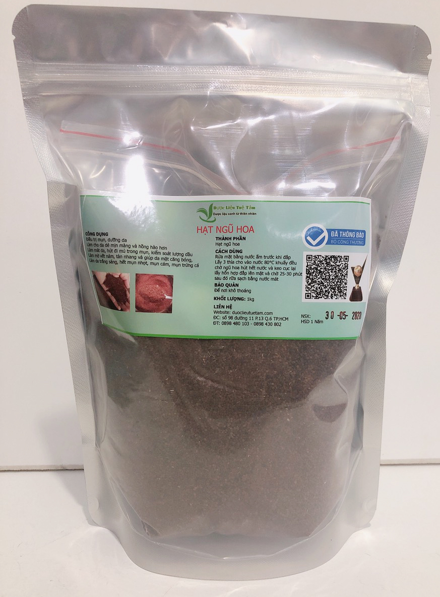 Hạt ngũ hoa -  Hạt huỳnh lịch - Hạt lịch - Gói 1kg