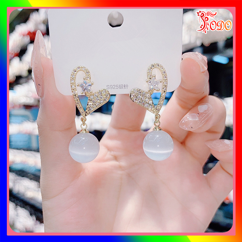 Bông tai nữ đáng yêu kiểu dáng sành điệu phong cách đơn giản thích hợp đi học BSTKL - [Thời Trang ToDo]