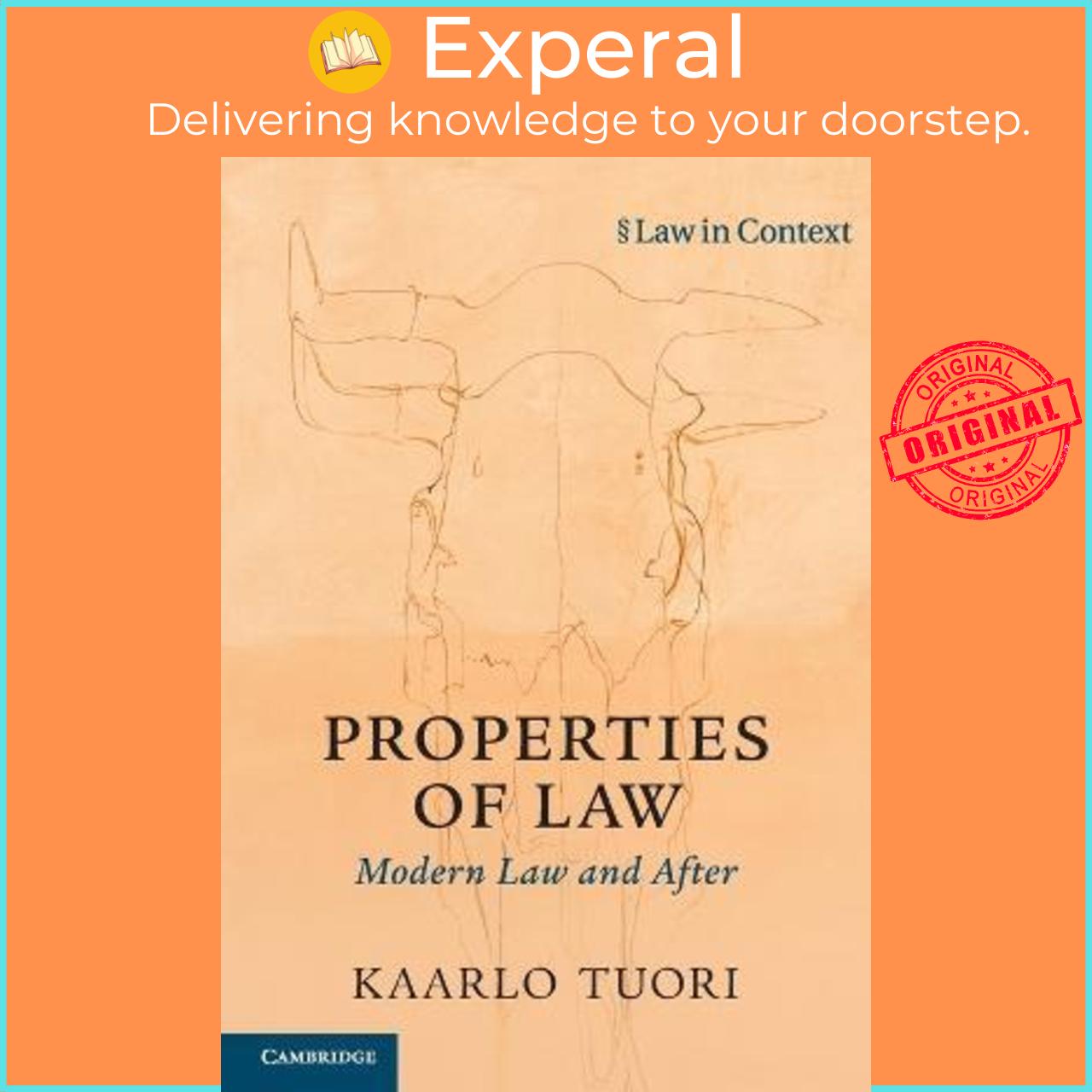 Sách - Properties of Law : Modern Law and After by Kaarlo Tuori