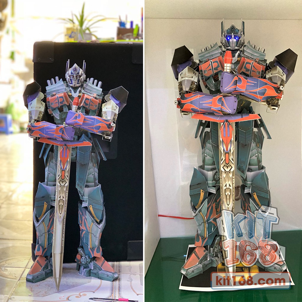 Mô hình giấy Robot Transformers Optimus Prime