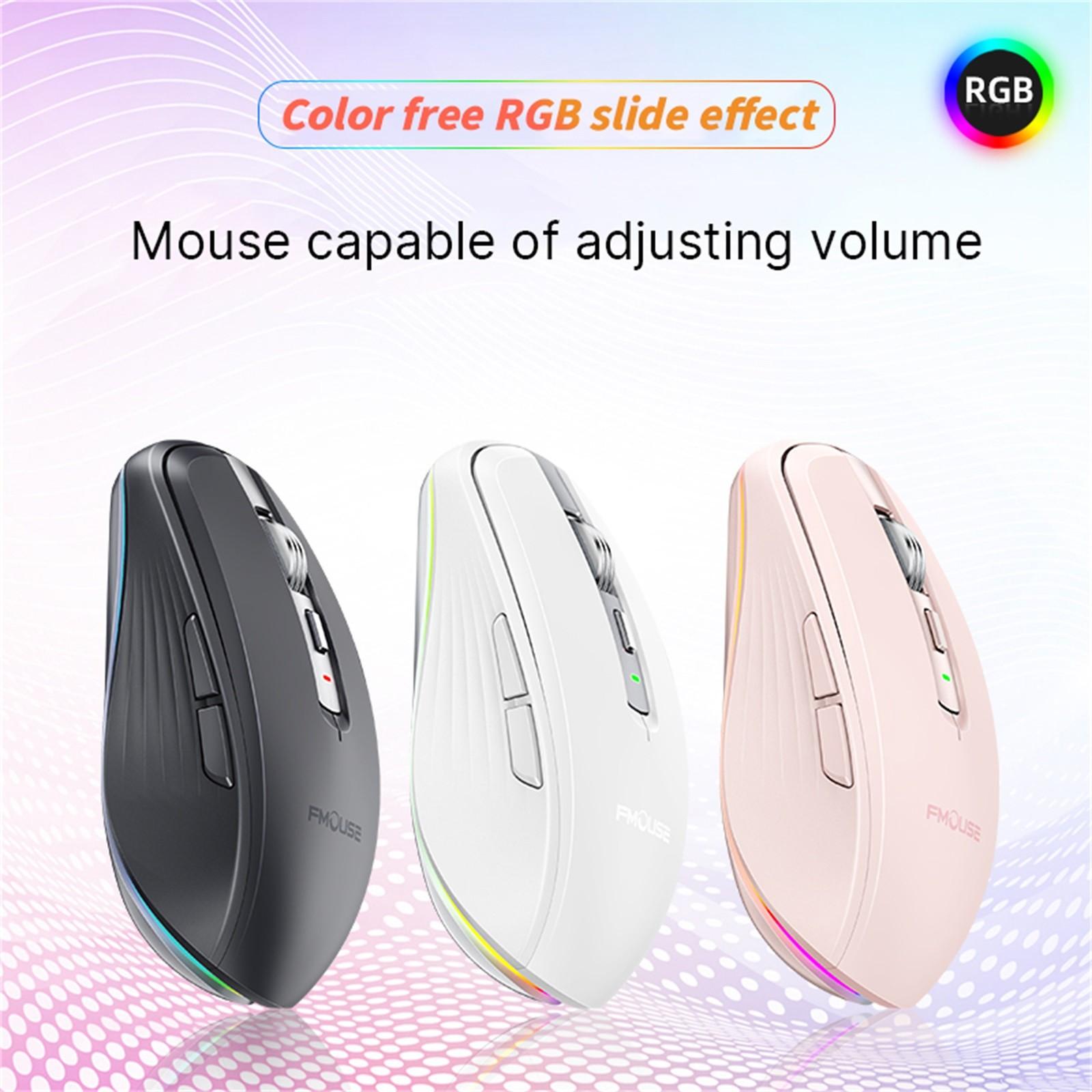 M303 Bluetooth Không Dây Dual-Chế Độ Sạc Chuột Máy Tính Để Bàn Máy Tính Xách Tay Chơi Game Ánh Sáng RGB Chuột