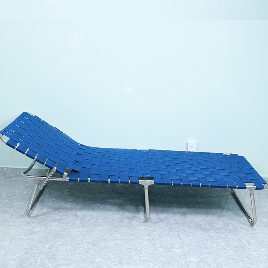 Giường xếp Inox VIP dây bẹ dây lớn