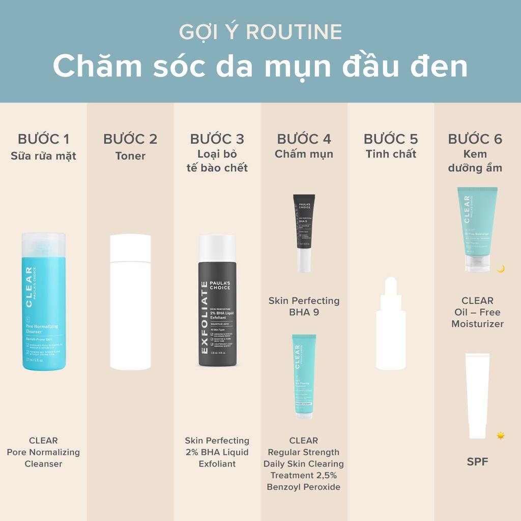 Tinh Chất Ngăn Ngừa Mụn Đầu Đen Và Sợi Bã Nhờn Paula's Choice  BHA Skin Perfecting BHA 9 (Mã 7739)