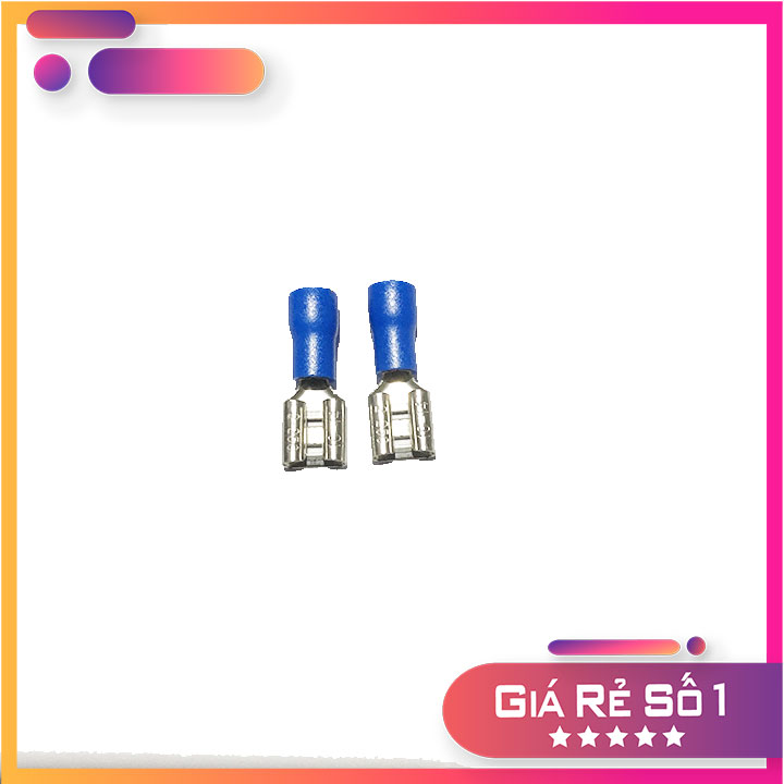 Cos gài 6.3mm, đầu cos chữ T, cốt kẹp dây, cốt nối dây điện bọc nhựa
