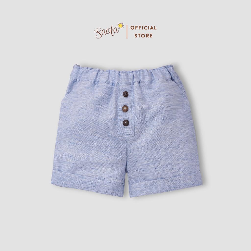 Quần Short Linen Cho Bé Trai - ROY SHORTS - PAL007 - SAOLA KIDS CLOTHING