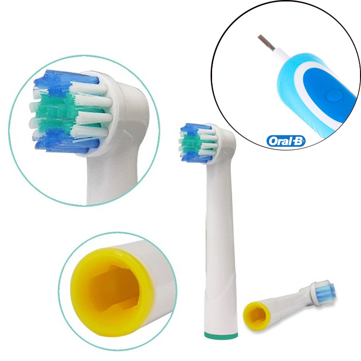 Combo bộ 4 đầu bàn chải đánh răng điện cho máy Oral B xuất xứ Đức