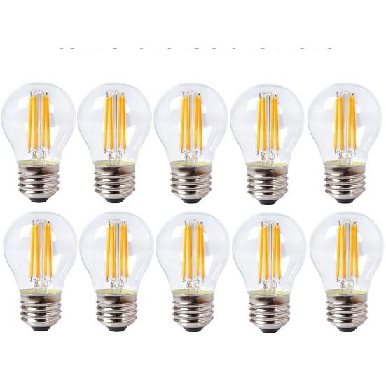 Combo 10 Bóng led thủy tinh Edison G45 -4W- Vintage - giả bóng sợi đốt