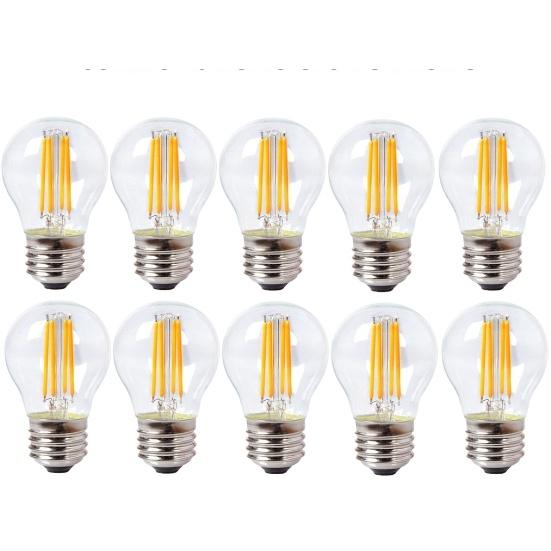 Combo 10 Bóng led thủy tinh Edison G45 -4W- Vintage - giả bóng sợi đốt