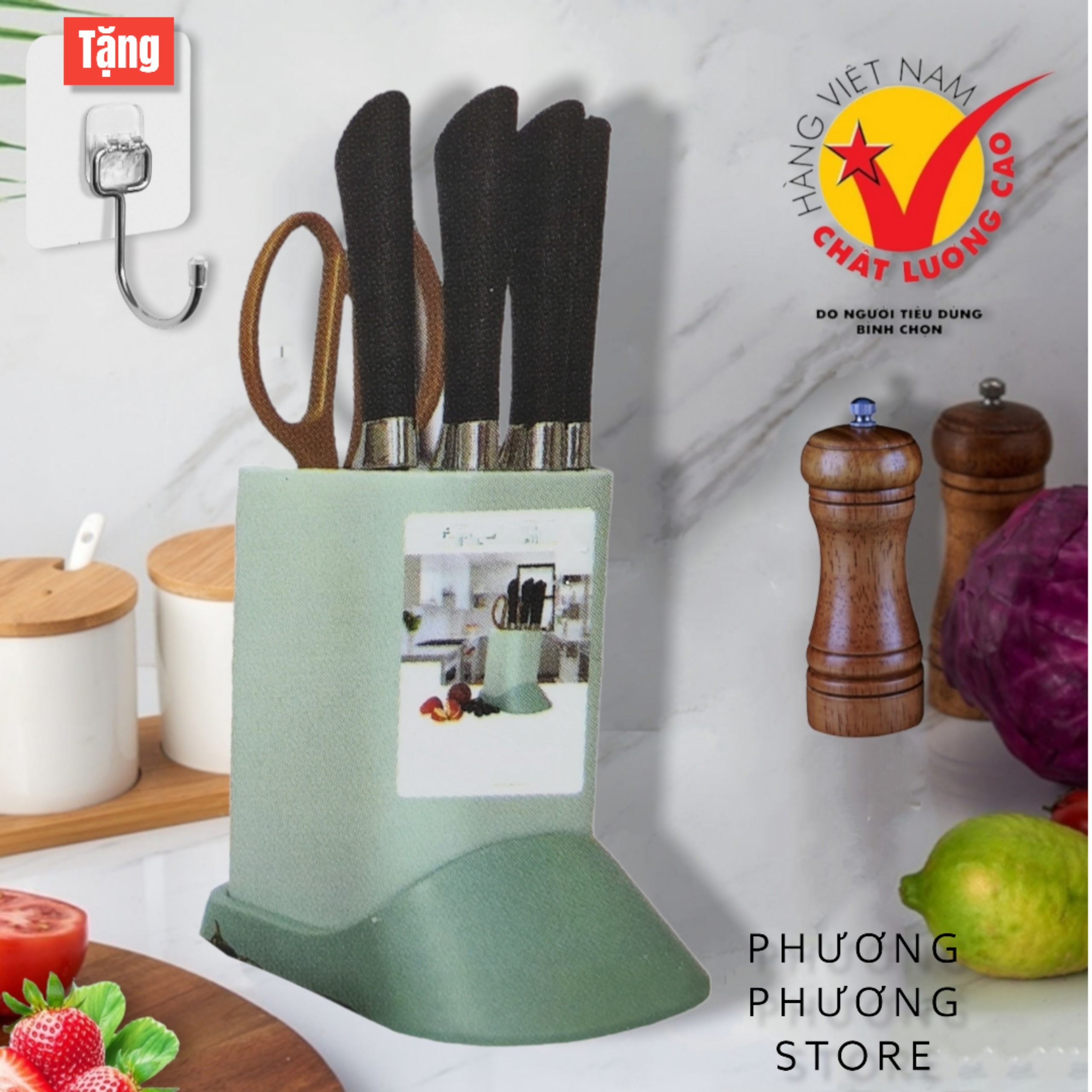 Kệ để Dao Kéo Nhà Bếp Cao Cấp