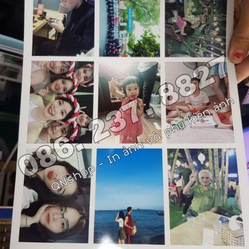 25-50 ảnh in theo yêu cầu, có cán chống bay màu, album ản trong suốt