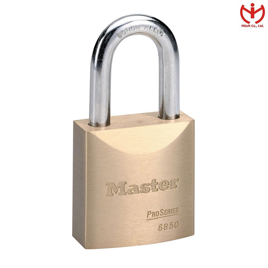 Khóa Master Lock 6850 D thân đồng rộng 50mm 2 chìa răng cưa - MSOFT