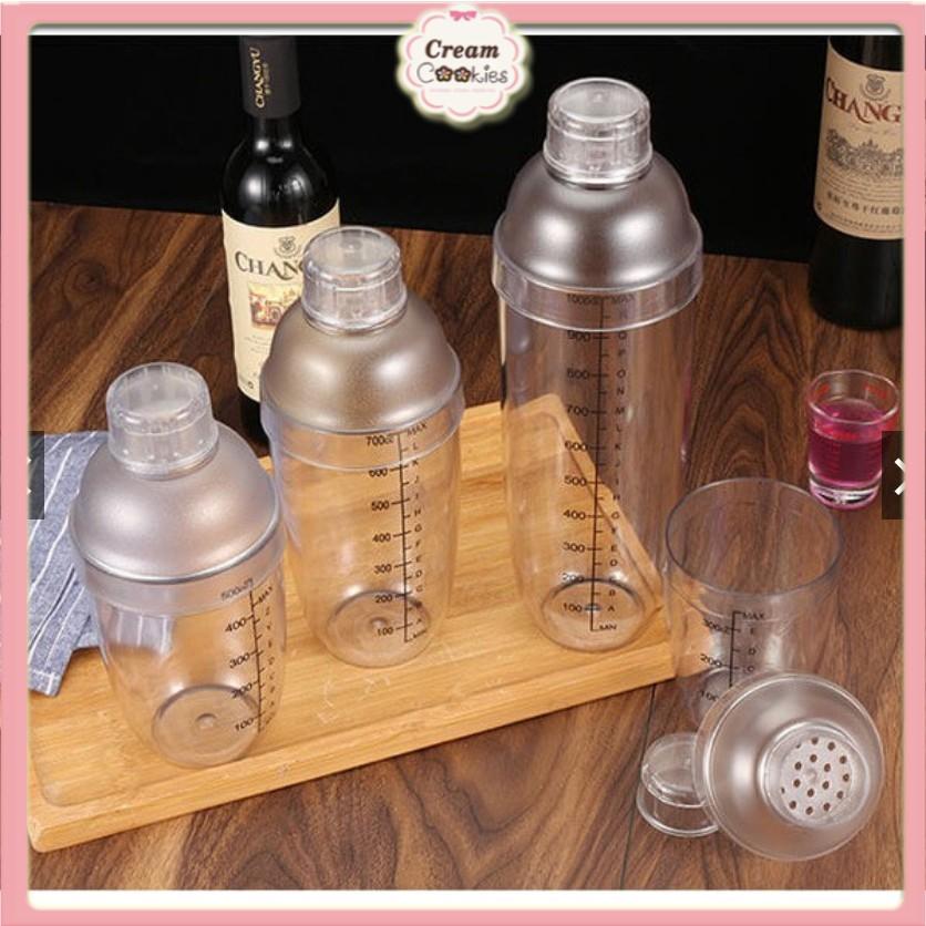Bình lắc pha chế trà sữa & cocktail 350ml - 530ml - 1000ml