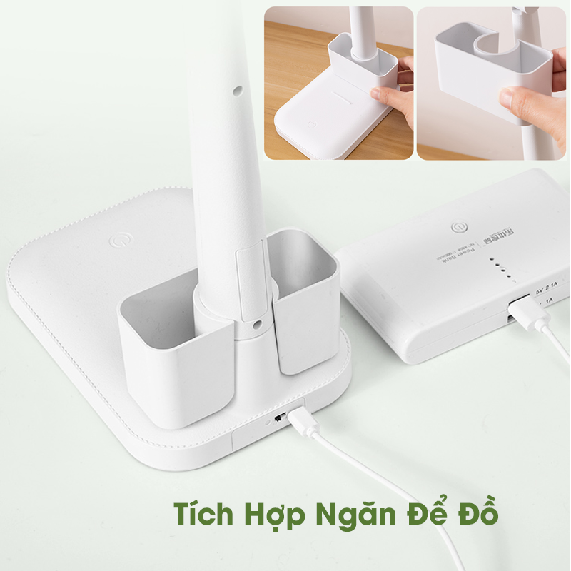 Đèn chống cận tích điện xoay 180 độ tích hợp 3 cấp độ sáng - Hàng chính hãng