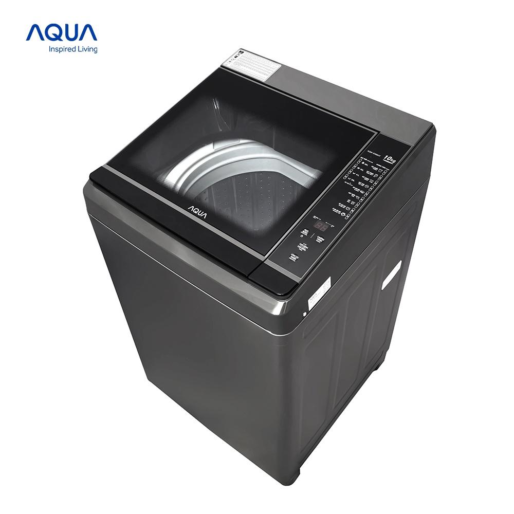 Máy giặt cửa trên 10kg Aqua AQW-S100HT.S - Hàng chính hãng - Chỉ giao HCM, Hà Nội, Đà Nẵng, Hải Phòng, Bình Dương, Đồng Nai, Cần Thơ