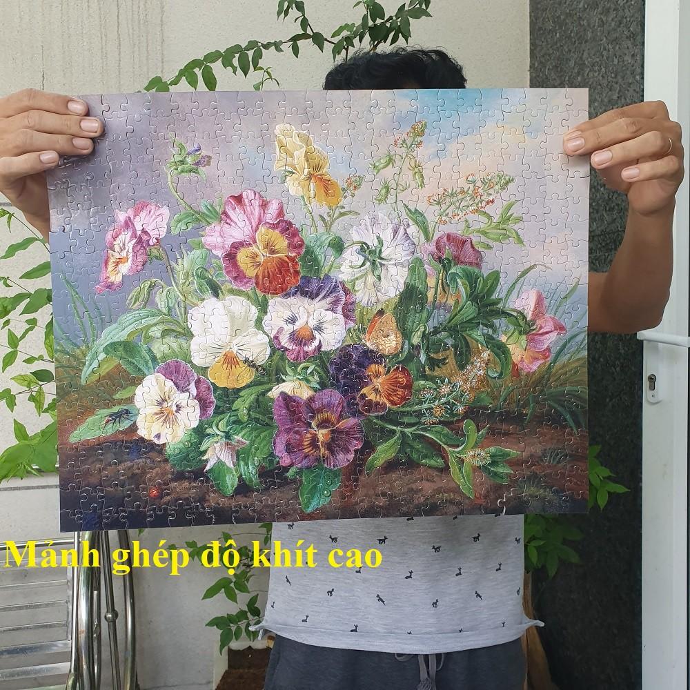 Bộ tranh xếp hình cao cấp 1000 mảnh ghép của liên kết mua-50x80cm – Chùa Cầu, Hội An