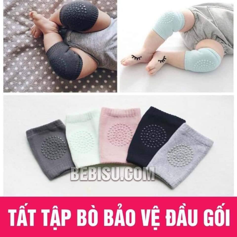 Tất tập bò bảo vệ đầu gối bé - Lót dày dặn, êm ái, không hằn vết