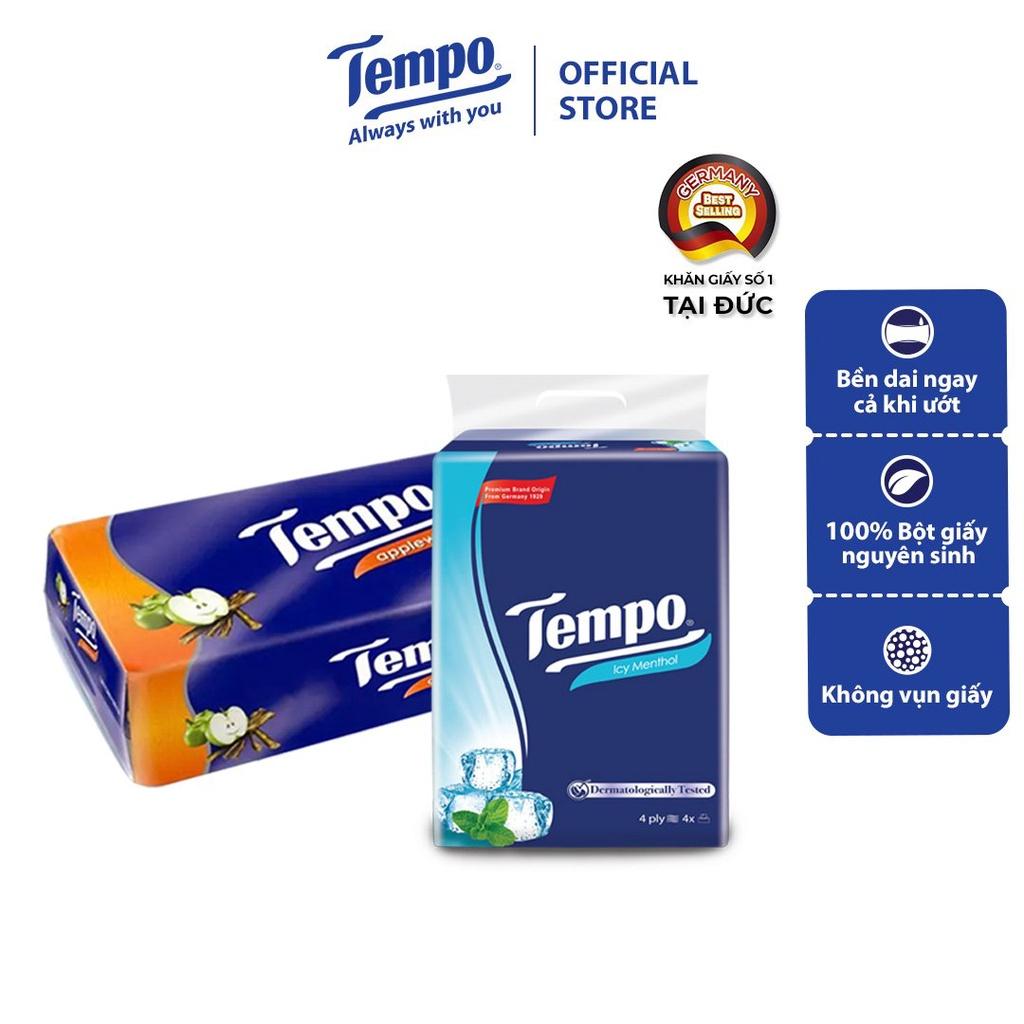 1 Lốc Tempo cao cấp Giấy vệ sinh Toipa &amp; 1 Lốc Khăn giấy rút Softpack