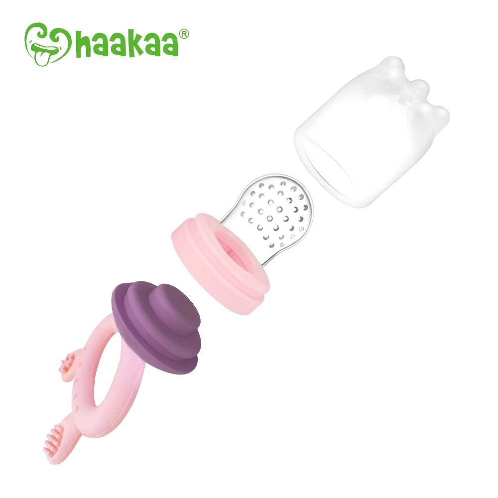 Túi nhai ăn dặm, chống hóc cho bé Haakaa. Chất liệu silicone cao cấp, an toàn. Không chứa BPA, PVC và phthalate