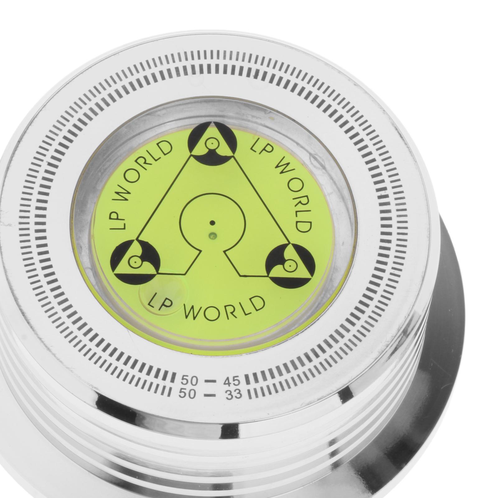 50Hz LP Disc Turntable Stabilizer Turntable Level For LP Record Black