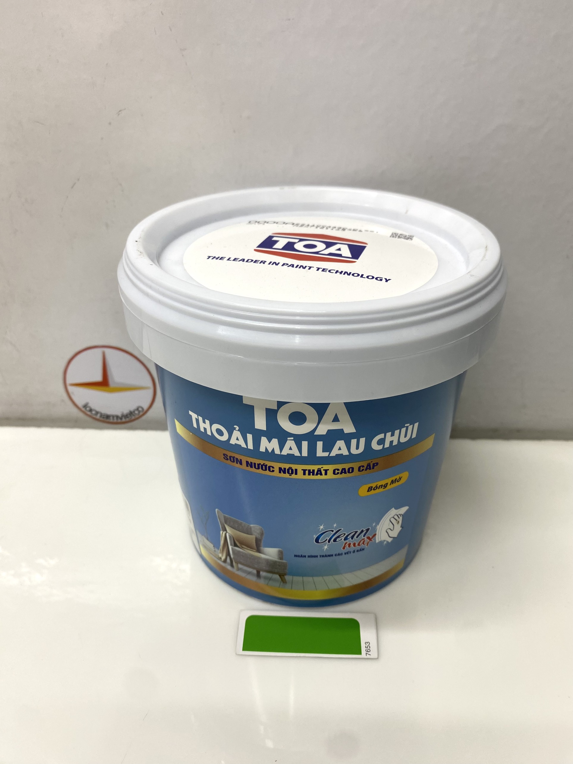 Sơn phào chỉ cho trần nhà Toa thoải mái lau chùi màu D- 7653 _1L