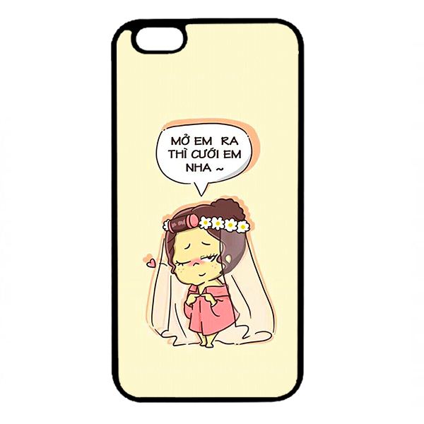 Ốp lưng cho iPhone 6 Plus Girl 02 - Hàng chính hãng