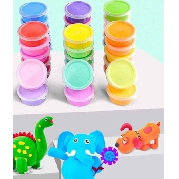 BỘ ĐỒ CHƠI ĐẤT NẶN COLOR CLAY TẶNG KÈM THƯỚC ĐO CHIỀU CAO CHO BÉ