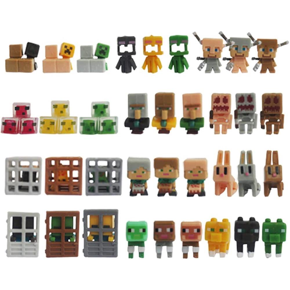 Bộ 36 nhân vật mini figure minecraft mẫu 3 ( mẫu mới)