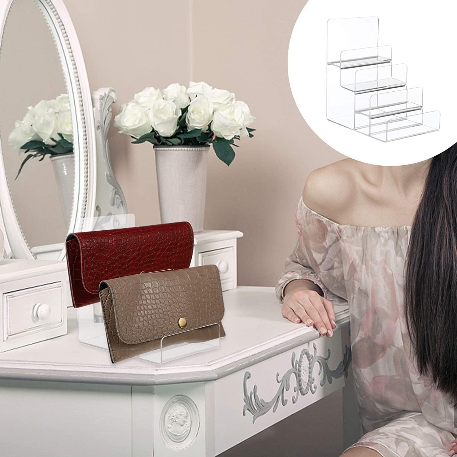 Đế 4 lớp Ví đựng tiền trang sức Kệ trưng bày Đồ đạc cho gia đình