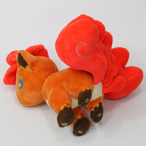 Gấu Bông Pokemon Vulpix - Cáo Cam 6 Đuôi (30 Cm) Gb132 (Tặng 1 Móc Khóa Dây Da Pu Đính Đá Lấp Lánh)