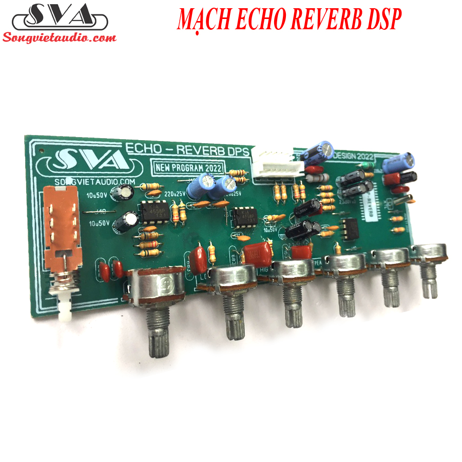 Mạch ECHO DELAY + REVERB DSP (6 VOLUME)