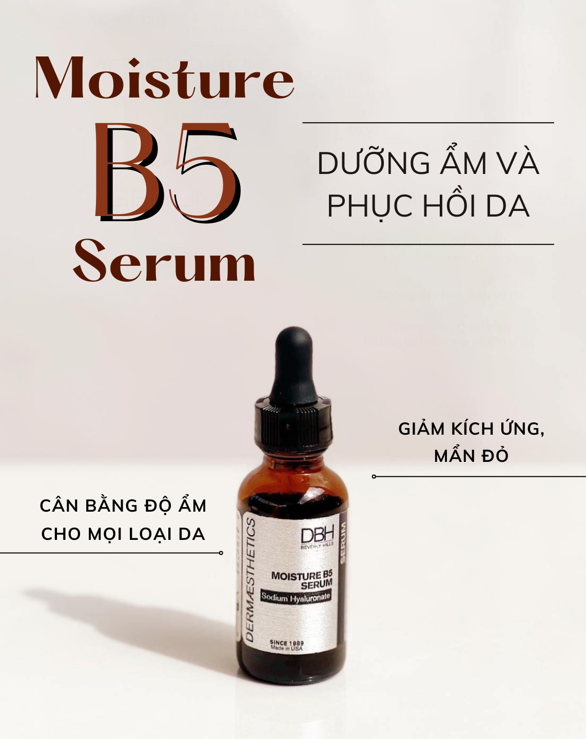 TINH CHẤT DƯỠNG ẨM DBH MOISTURE B5 SERUM