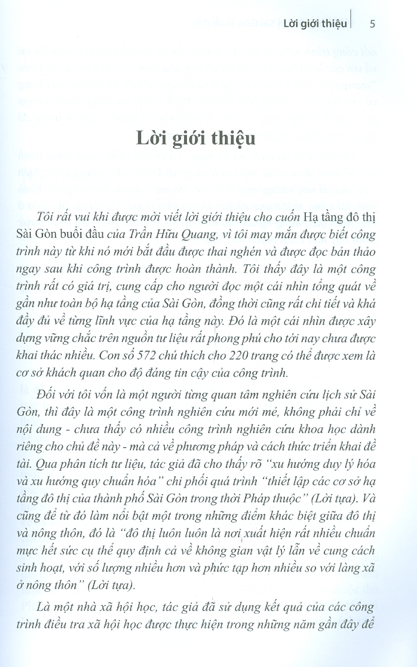 Hạ Tầng Đô Thị Sài Gòn Buổi Đầu (Tái bản có chỉnh sửa, bổ sung)