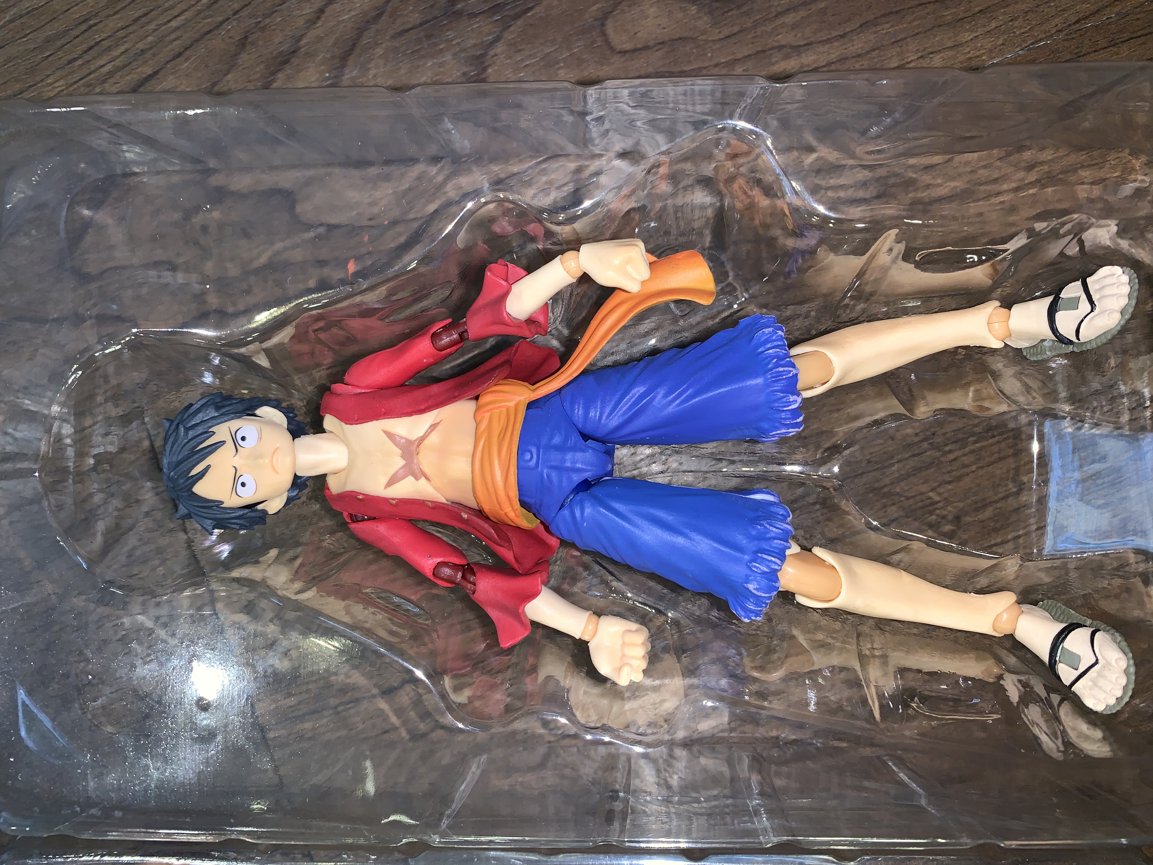 Mô hình khớp Luffy vua hải tặc One Piece 18cm