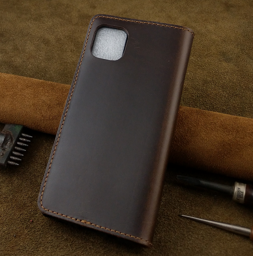 Bao Da cho Samsung Galaxy Note 10 Lite Handmade Da Bò Thật