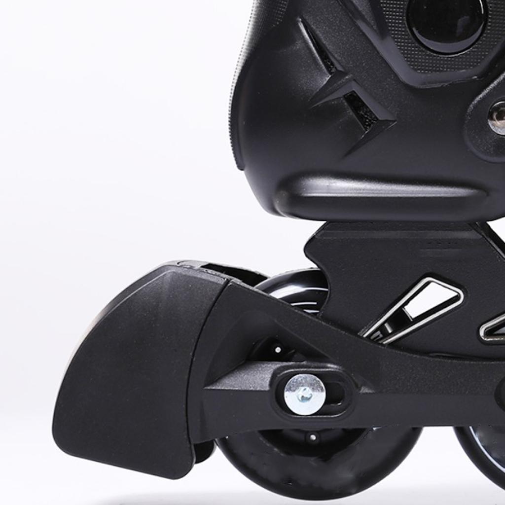 Universal Plastic Inline Skates Roller Brakes Block Brake Stopper Black