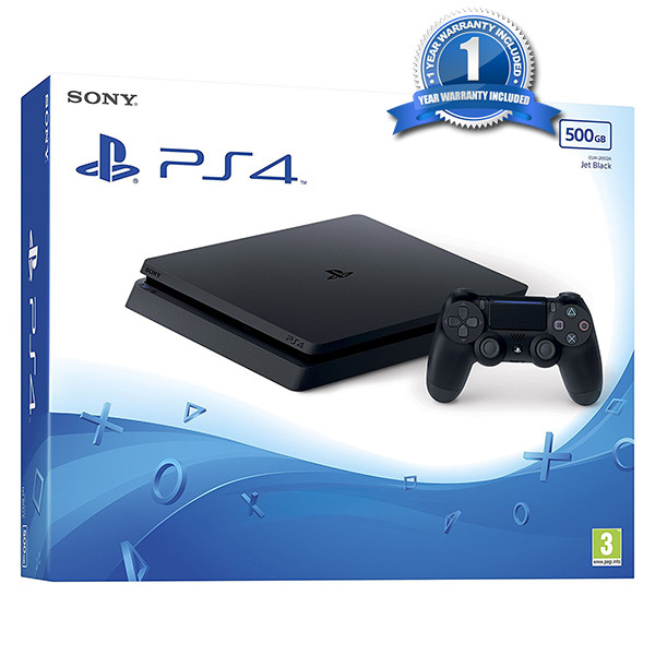 Bộ playstation 4 slim ( 500gb) tặng kèm 2 đĩa game spider-man và godofwar 4 + 1 tay cầm thêm - chính hãng