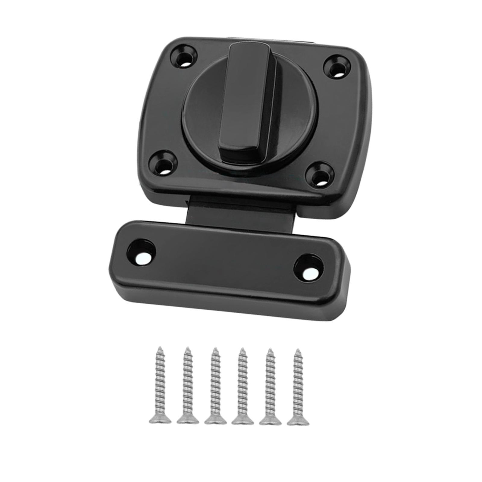 Rotate Bolt Latch Gate latches Safety Door Lock Pet Door Bathroom Door Lock latches for Window Metal Gates Garden Garage Door