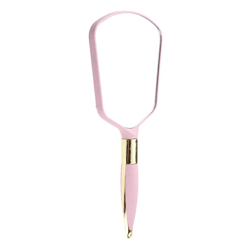 Plastic Handheld Makeup Cosmetic Mirrors for Vanity Home Salon Travel