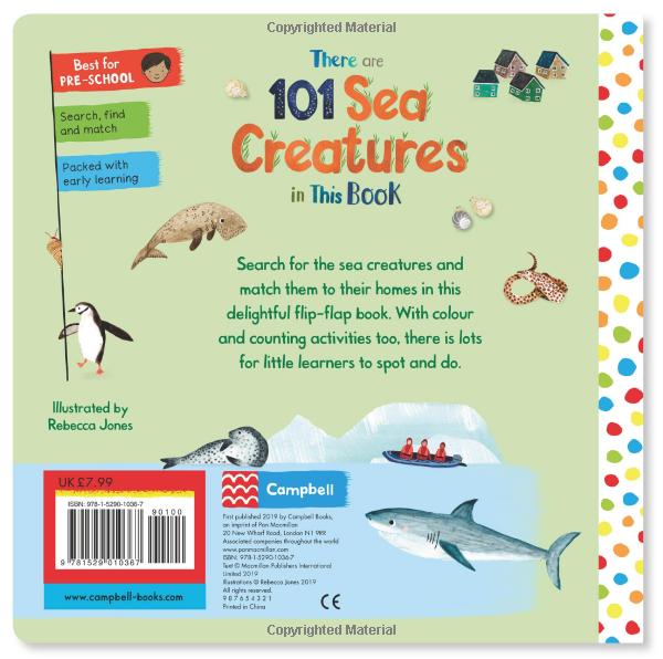 There Are 101 Sea Creatures In This Book