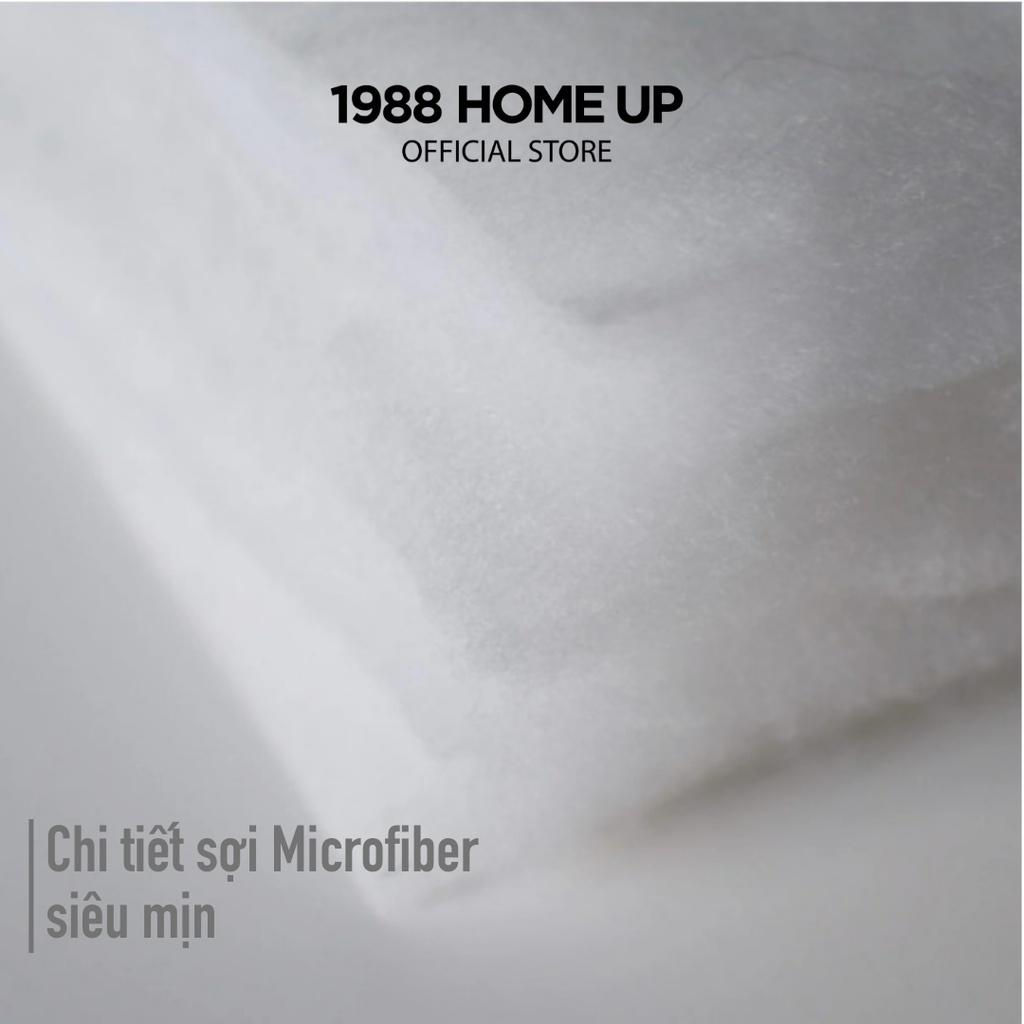 Topper (Tấm làm mềm nệm) Dày 5cm/8cm (đủ kích thước) Gòn Microfiber siêu mịn, vải bọc 100% cotton cao cấp - 1988 Home Up