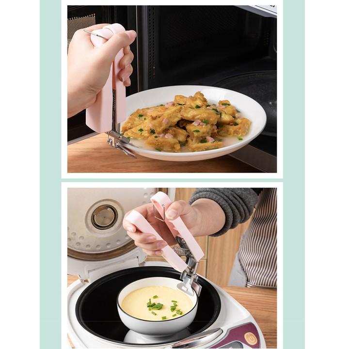 Dụng cụ gấp thức ăn nóng nhà bếp - Bộ 4 món chóng phỏng