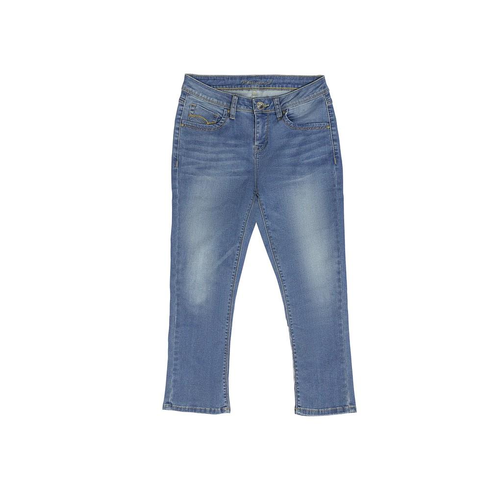 Quần jeans lửng nữ 80cm ống ôm MESSI SJW-651-18