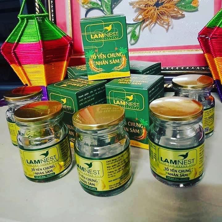 Lốc 6 hủ Tổ Yến Chưng Nhân Sâm - Lamnest