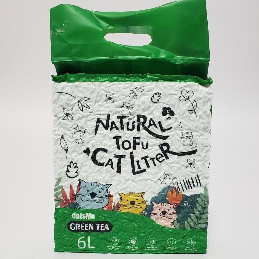 Cát Vệ Sinh Cát Đậu Nành Cho Thú Cưng Natural Tofu Cat Litter Cats Me Túi 6L