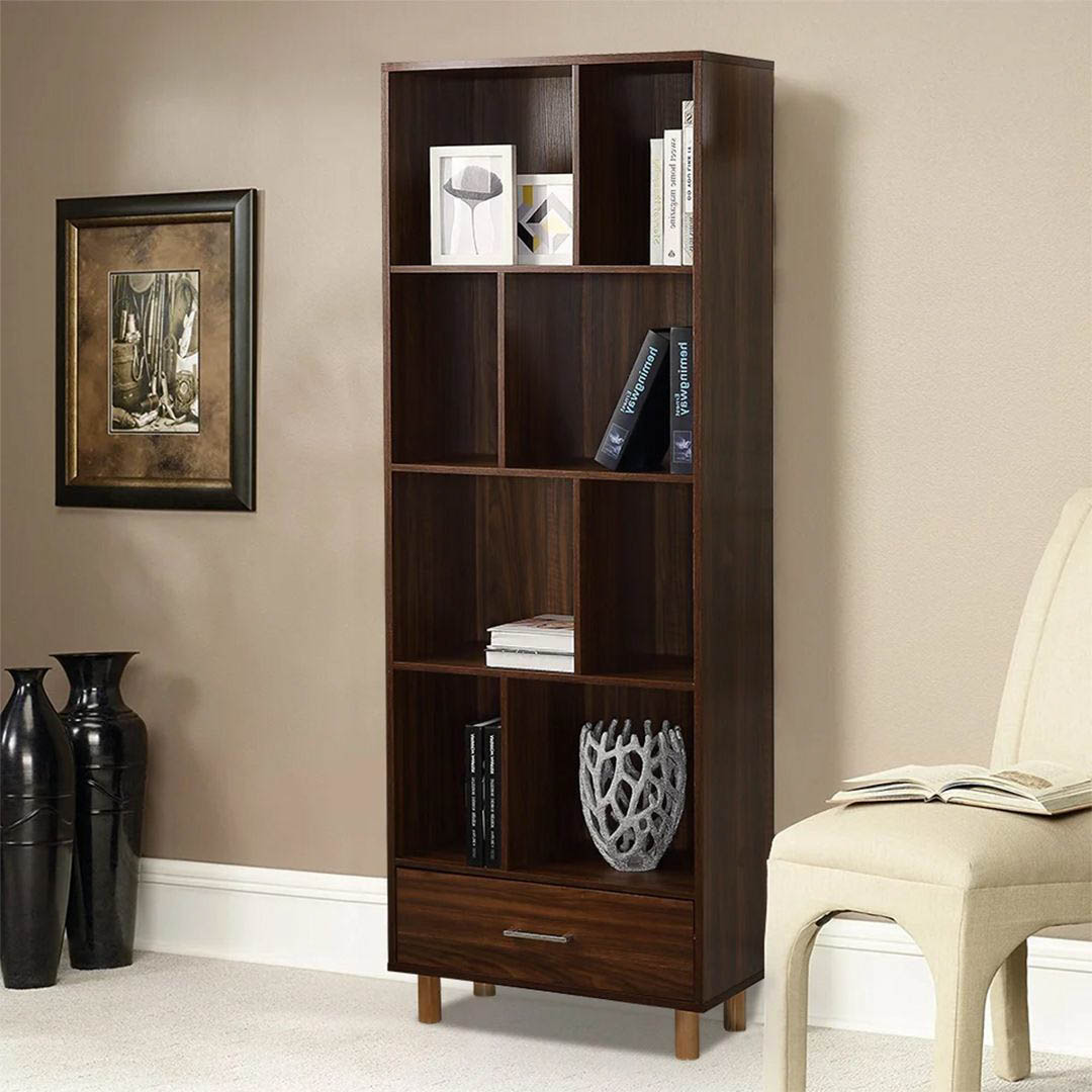 Giá sách gỗ gia đình đa năng tiện nghi SMLIFE Beeb