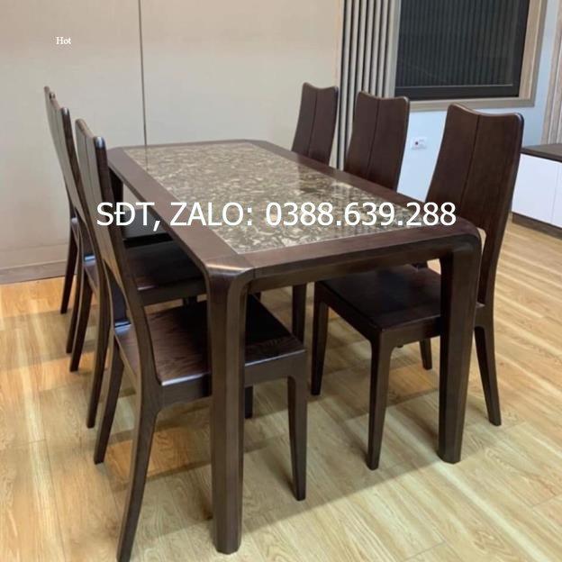 Bàn ghế ăn mặt đá